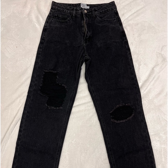 Princess Polly Distressed Blacks Jeana size 8 - Picture 1 of 4